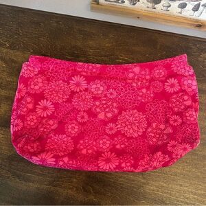Thirty-One Pink Floral Skirt Purse Cover